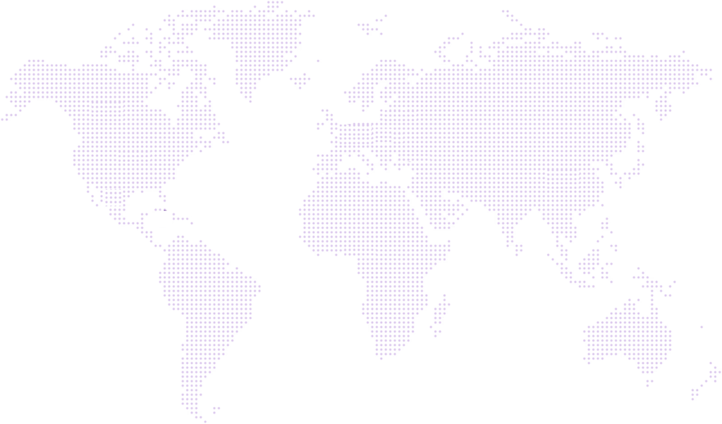 RVA Global Team Distribution Map showing worldwide presence